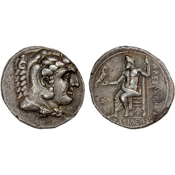 MACEDONIAN KINGDOM: Alexander III 'the Great', 336-323 BC, AR tetradrachm (16.97g), Arados, ca. 324/