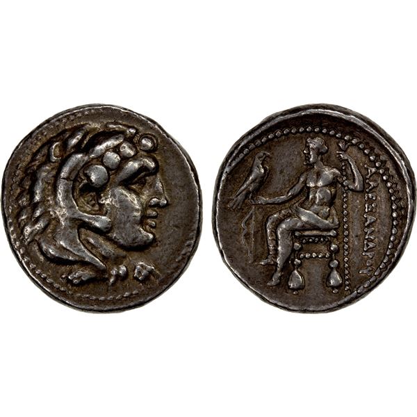 MACEDONIAN KINGDOM: Alexander III 'the Great', 336-323 BC, AR tetradrachm (17.22g), Salamis, Cyprus,