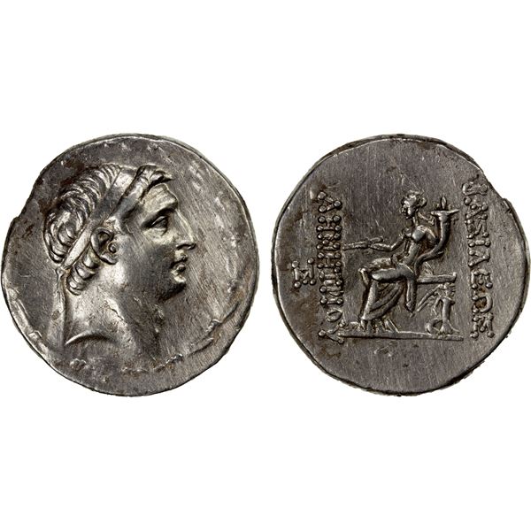 SELEUKID KINGDOM: Demetrios I Soter, 162-150 BC, AR tetradrachm (16.23g), Antioch on the Orontes, 16
