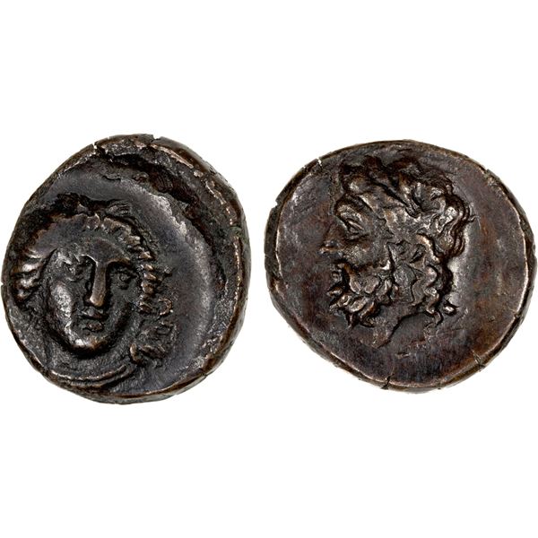 SICILY: Gela, AE unit (2.83g), ca. 339-310 BC, Choice VF