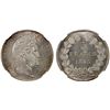 Image 1 : FRANCE: Louis Philippe, 1830-1848, AR 5 francs, Lille mint, 1843-W, NGC MS62 +