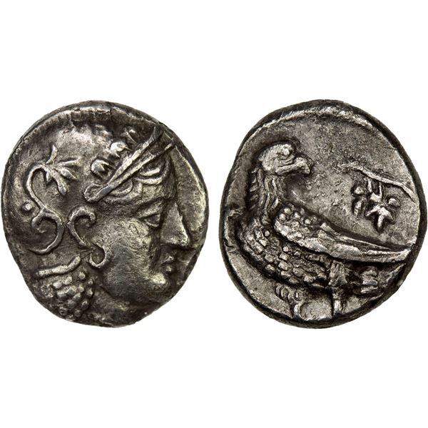 BACTRIA: Sophytes, ca. 305-294 BC, AR hemidrachm (1.27g), Choice VF