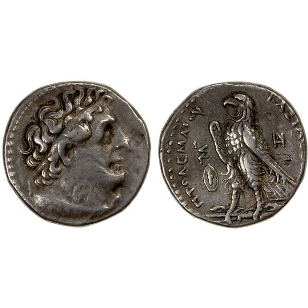 EGYPT (PTOLEMAIC): Ptolemy II Philadelphos, 285-246 BC, AR tetradrachm (14.13g), Alexandria, VF