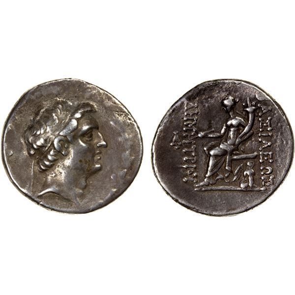 SELEUKID KINGDOM: Demetrius I Soter, 162-150 BC, AR tetradrachm (15.99g), Antioch on Orontes, 162-15
