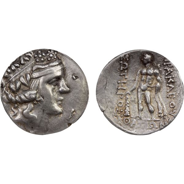 THRACE: Thasos, AR tetradrachm, ca. 90-75 BC, ICG VF35