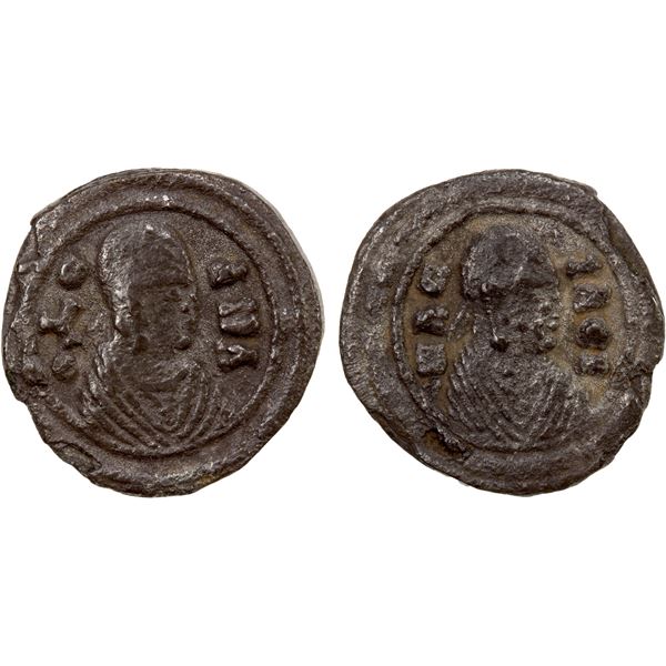 AXUM: Ousanas, ca. 325-345, AR unit (1.26g), VF