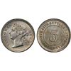 Image 1 : STRAITS SETTLEMENTS: AR 5 cents, 1898, PCGS MS62