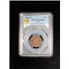 Image 2 : HAITI: Republic, AE 10 centimes, 1863-H, PCGS Specimen 64 RB