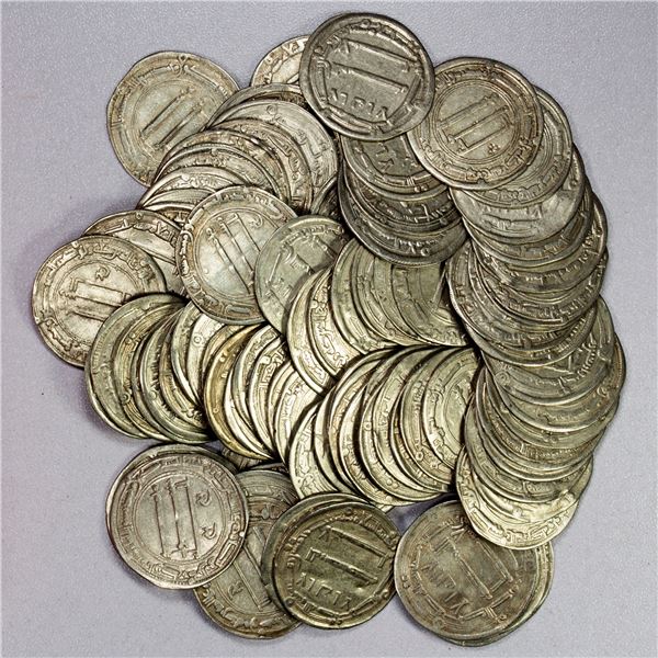 ABBASID: al-Mansur, 754-775, LOT of 86 silver dirhams