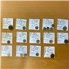 Image 1 : EGYPT: LOT of 15 silver and 3 copper coins