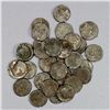 Image 1 : WESTERN KSHATRAPAS: LOT of 30 silver drachms