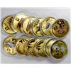 Image 1 : KOREA (NORTH): SET of 12 coins, 2005-2008, Choice Proof