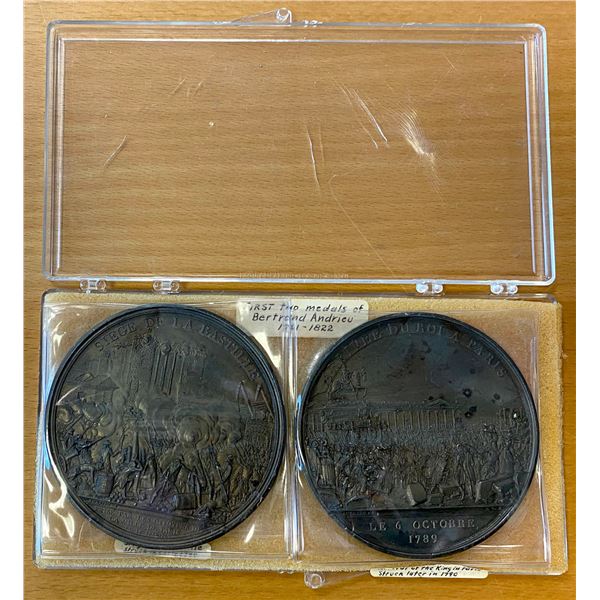 FRANCE: SET of 2 medals, AU