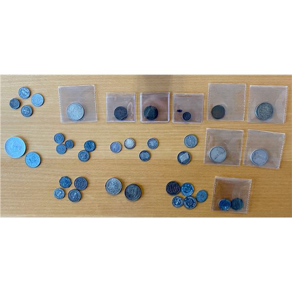 GERMANY: LOT of 38 coins and tokens
