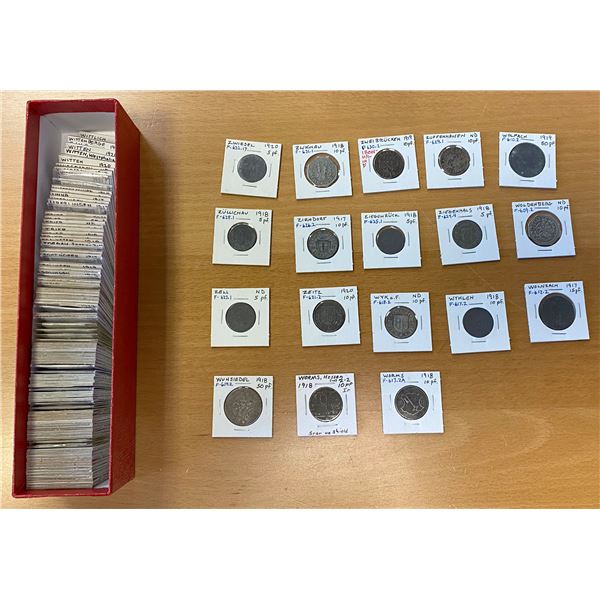 GERMANY: COLLECTION of 109 notgeld