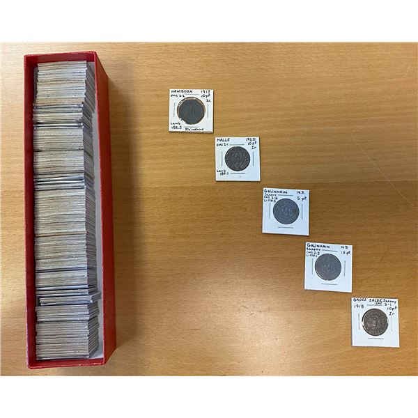 GERMANY: COLLECTION of 125 notgeld