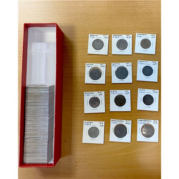 GERMANY: COLLECTION of 84 notgeld