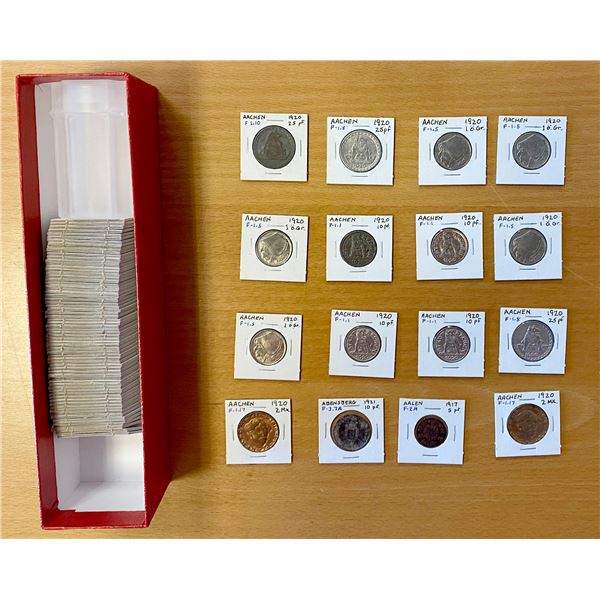 GERMANY: COLLECTION of 83 notgeld