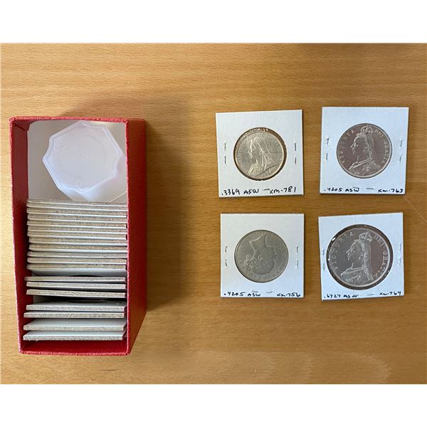 GREAT BRITAIN: LOT of 23 coins