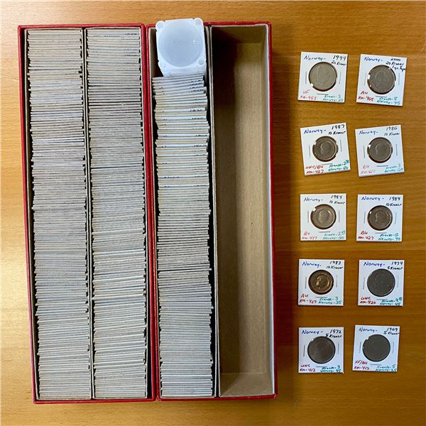 NORWAY: LOT of 468 coins