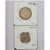 Image 2 : GUADELOUPE: LOT of 2 coins