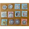 Image 1 : WORLDWIDE: LOT of 12 coins
