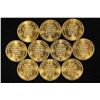 Image 2 : 10-BRASS 1 1/4'' 1969 SAGINAW TREATY SOUVENIR