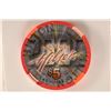 Image 2 : $5 LAS VEGAS HILTON CASINO CHIP LAS VEGAS, NEVADA