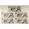 Image 1 : 5-1972 BANK OF MEXICO 5 PESO BILLS CRISP UNC