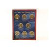 Image 1 : 2007 US PRESIDENTIAL DOLLAR SET (8 COINS) P & D'S