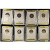Image 2 : 8 ASSORTED JEFFERSON NICKELS: 2000-S, 2001-S,