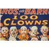 Image 3 : A Ringling Brothers and Barnum and Bailey, 100 Clowns Poster.