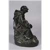 Image 2 : Artist Unknown, A Copper and Plaster Seated Monk with Skulls.