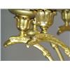 Image 3 : A Federal Style Brass and Glass Chandelier.