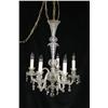 Image 1 : An Early 20th Century Glass and Crystal Chandelier.