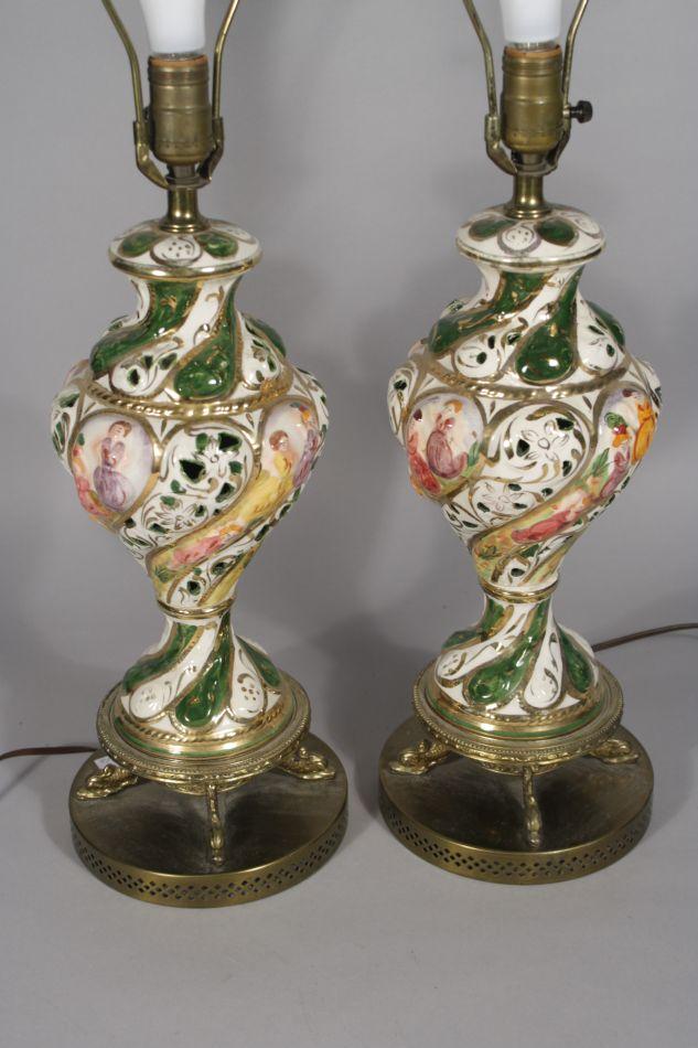 capodimonte table lamps