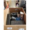 Image 8 : 2 BOXES OF HARDWARE, TOOLS, SHOP SUPPLIES