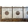 Image 8 : 15 CANADIAN 1967 CENTENNIAL COINS - 25 CENTS, 10 CENTS, PLUS RARE 5 CENTS .925 SILVER
