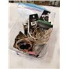 Image 8 : BIN AND BAG OF BANGLES AND JEWELRY