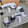 Image 8 : LOT OF 9 POWER POPPER SHOOTERS WITH BOX OF AMMO AND 2 LASER X LASER TAG GUNS ALL TESTED WORKING RETA