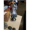 Image 8 : FROG GARDEN FIGURE, CHILD GARDEN FIGURE AND SMALL GARDEN FIGURES