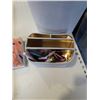 Image 8 : DESK ORGANIZER AND MATCHING WASTE BIN AND 4 ART PIECES