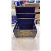 Image 8 : SET OF 3 NESTING DOME TRUNKS AND CHINA WALL CLOCK