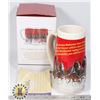 Image 1 : BUDWEISER 2013 HOLIDAY STEIN IN BOX
