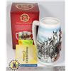 Image 1 : BUDWEISER 2008 HOLIDAY STEIN IN BOX