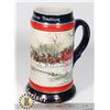Image 1 : BUDWEISER 1990 HOLIDAY STEIN