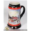 Image 1 : 1992 BUDWEISER CHRISTMAS BEER STEIN