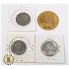 Image 2 : BUNDLE OF 4  ASSORTED TOKENS AND FOREIGN CURRENCY
