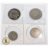 Image 1 : BUNDLE OF 4  ASSORTED TOKENS AND FOREIGN CURRENCY