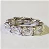 Image 2 : JS130-656 SILVER CZ ETERNITY RING